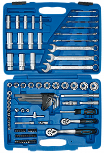 Набор торцевых головок дюймовый SW-STAHL S2299 92 предмета - Фото 1
