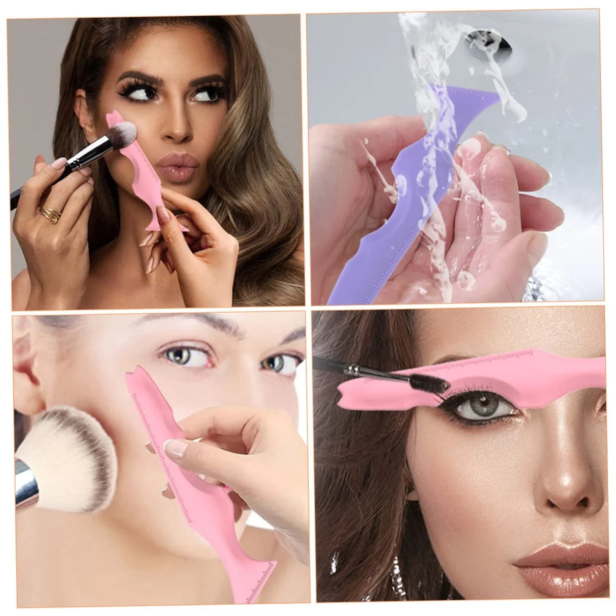 Инструмент для подводки глаз FRCOLOR, силиконовый в упаковке, фото №6