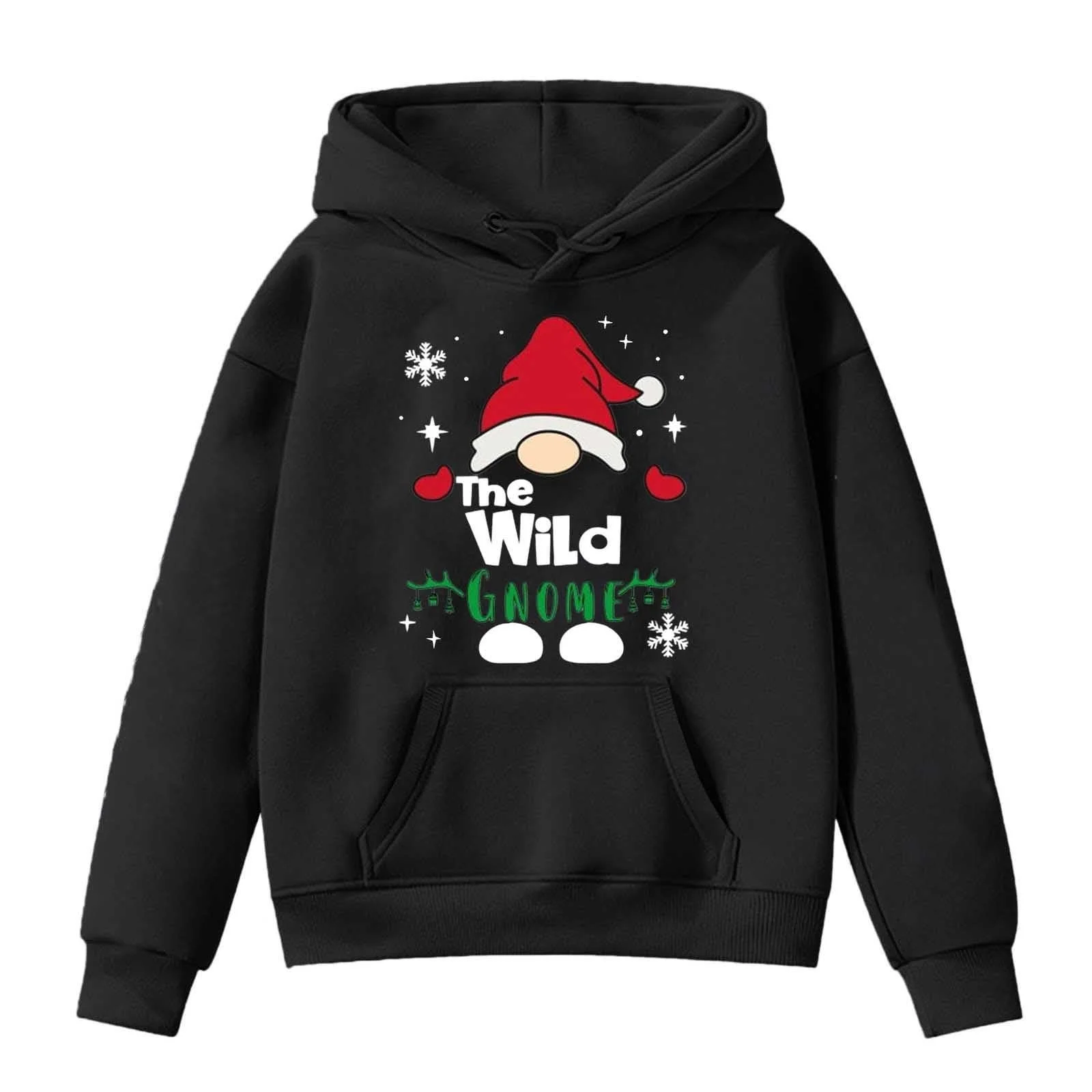 Детский рождественский джемпер 146 - Рождественская футболка с гномом Милая рождественская футболка Семейная рождественская футболка Подходящая футболка Рождественская футболка на заказ, фото №1