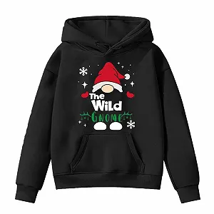 Детский рождественский джемпер 146 - Рождественская футболка с гномом Милая рождественская футболка Семейная рождественская футболка Подходящая футболка Рождественская футболка на заказ - Фото 1