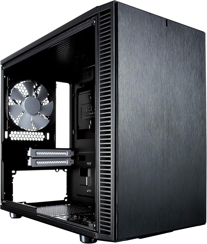 Корпус Fractal Design Define Nano S / Без БЖ / Чорний, фото №3 Корпус Fractal Design Define Nano S / Без БЖ / Чорний, фото №3