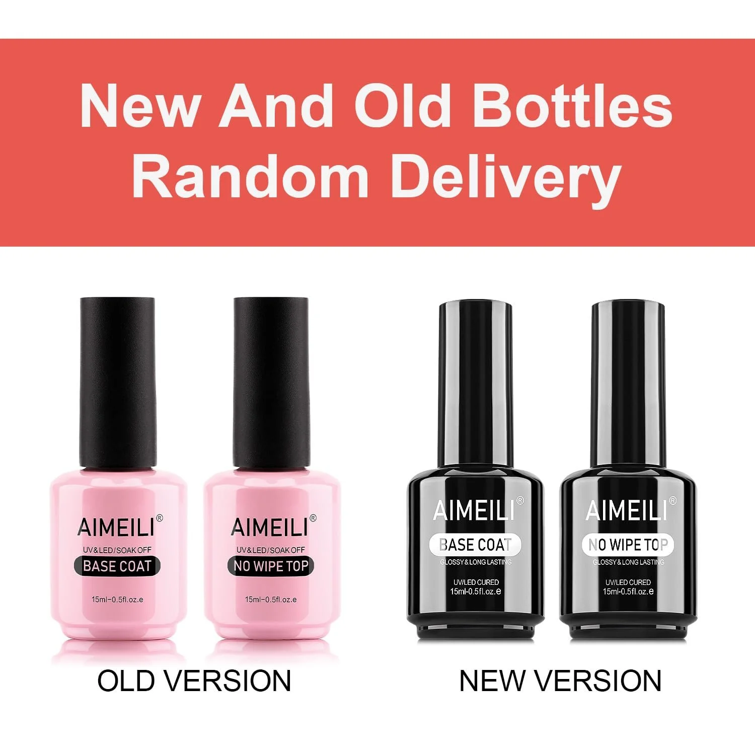 Базове покриття та верхнє покриття AIMEILI 15 мл UV LED Гель-лак для нігтів, фото №3