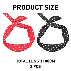 Повязка на голову в стиле рок-н-ролл synthetic.ua - Фото 1