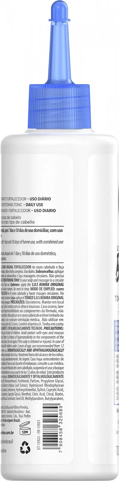 Тонік Salon Line SOS Bomba Для прискорення росту волосся та брів 100 мл, фото №5