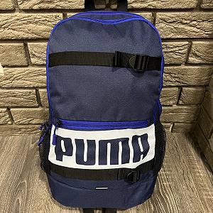 Рюкзак городской спортивный синий с логотипом Puma - Фото 1