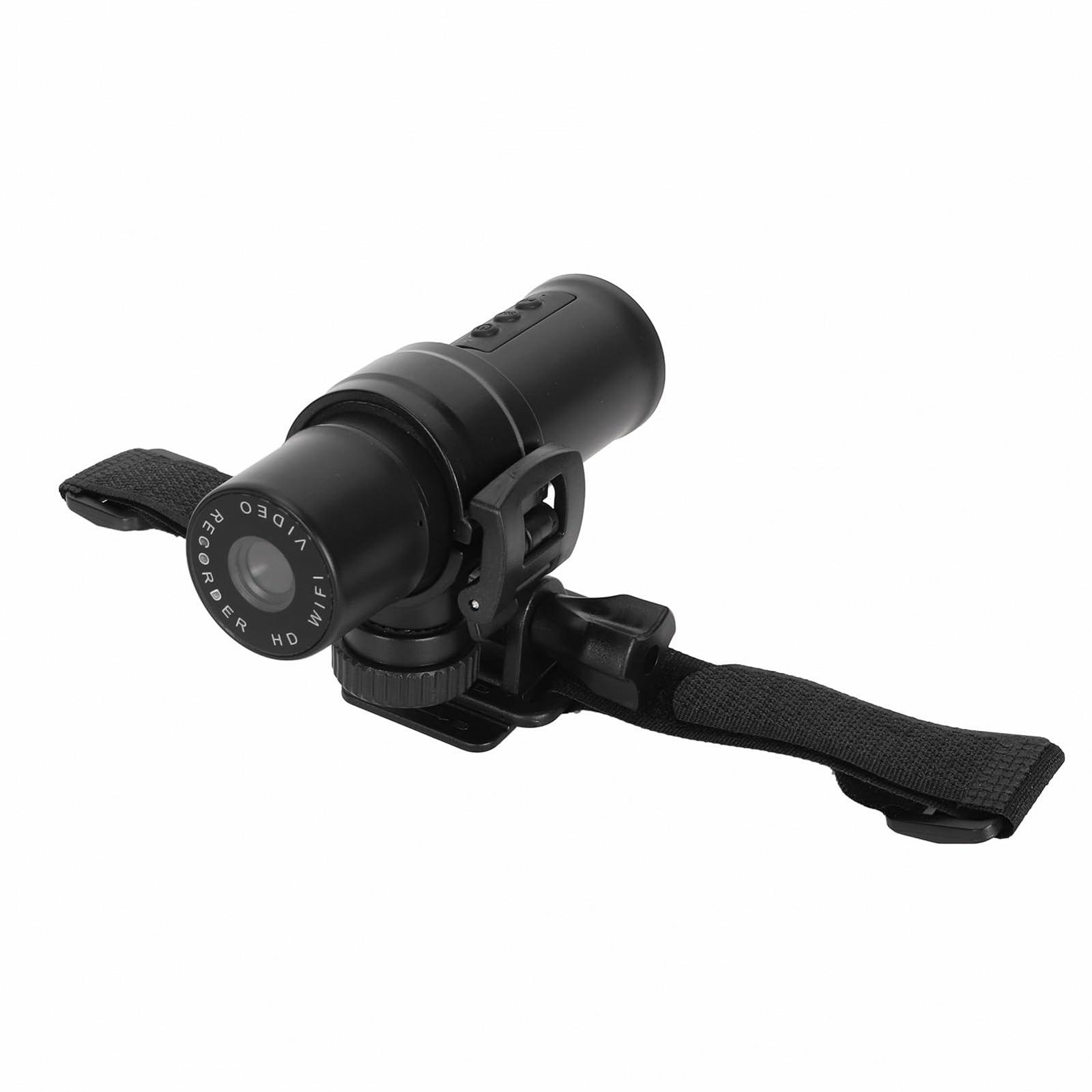 Камера Action 1080P для мотоциклетного шлема с креплением, 120-градусный широкий угол, WiFi мини-спортивная видеорегистратор для наружного использования, фото №1