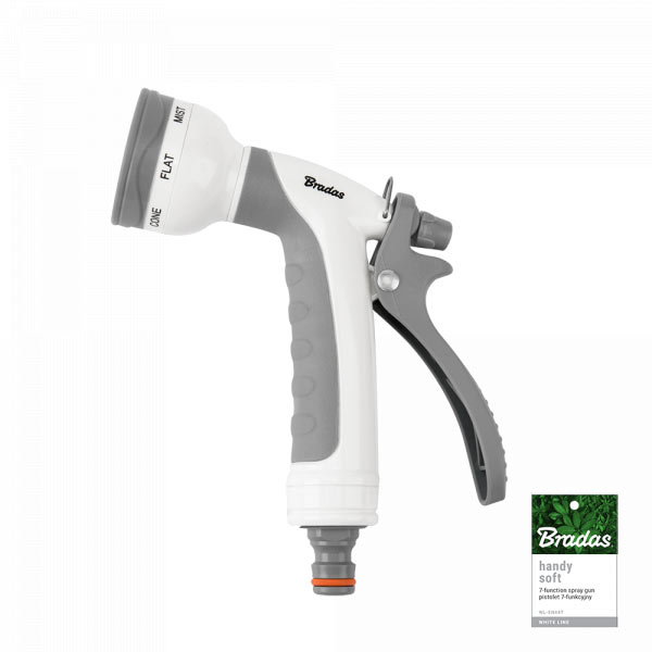 Пістолет для поливу 7-функціональний HANDY SOFT WHITE LINE WL-EN44T, фото №2