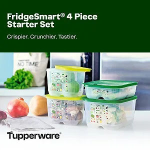 Набор контейнеров для хранения еды Tupperware Fridgesmart 4 шт Без BPA Прозрачный цена на synthetic.ua - Фото 1 Набор контейнеров для хранения еды Tupperware Fridgesmart 4 шт Без BPA Прозрачный synthetic.ua - Фото 1