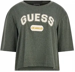 Жіноча футболка GUESS Activewear / Чорна (Dark Heather) / Розмір S - Фото 1
