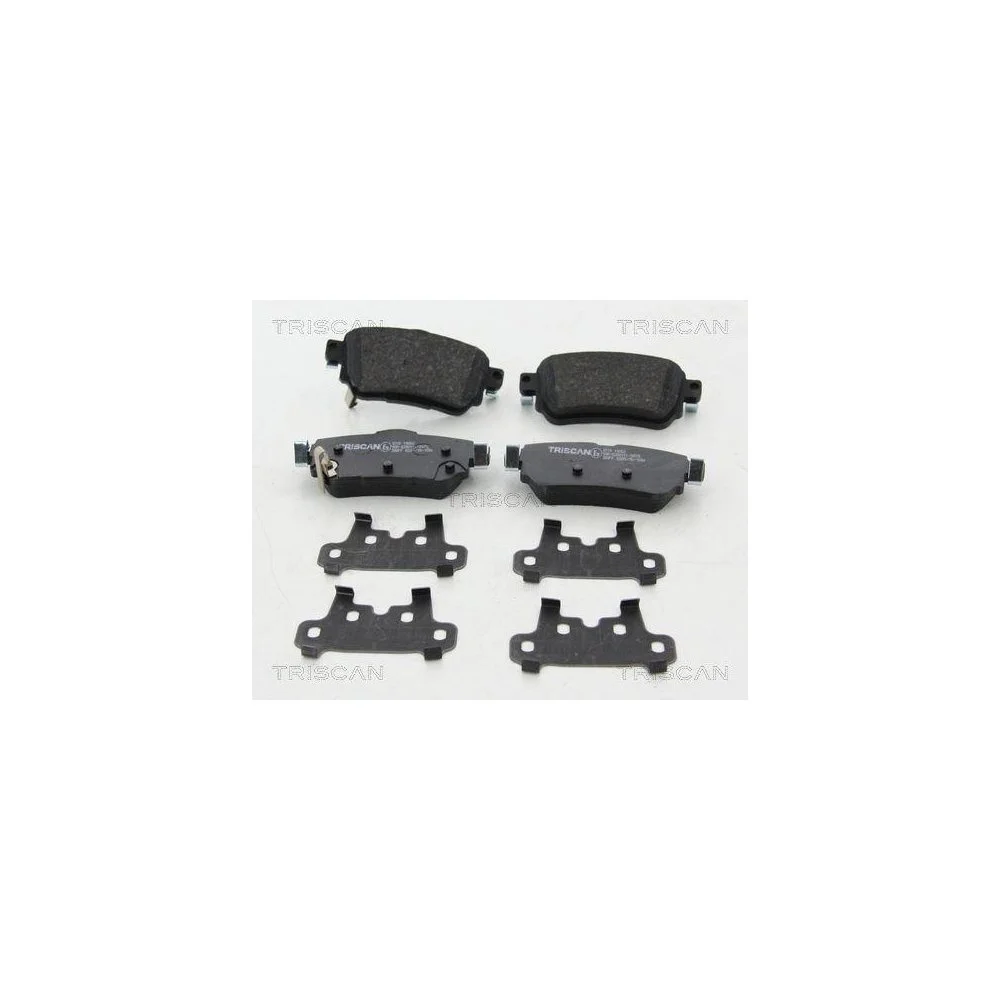 Комплект тормозных колодок, дисковый тормоз TRISCAN 8110 14062 для NISSAN RENAULT, фото №1 Комплект тормозных колодок, дисковый тормоз TRISCAN 8110 14062 для NISSAN RENAULT, фото №1