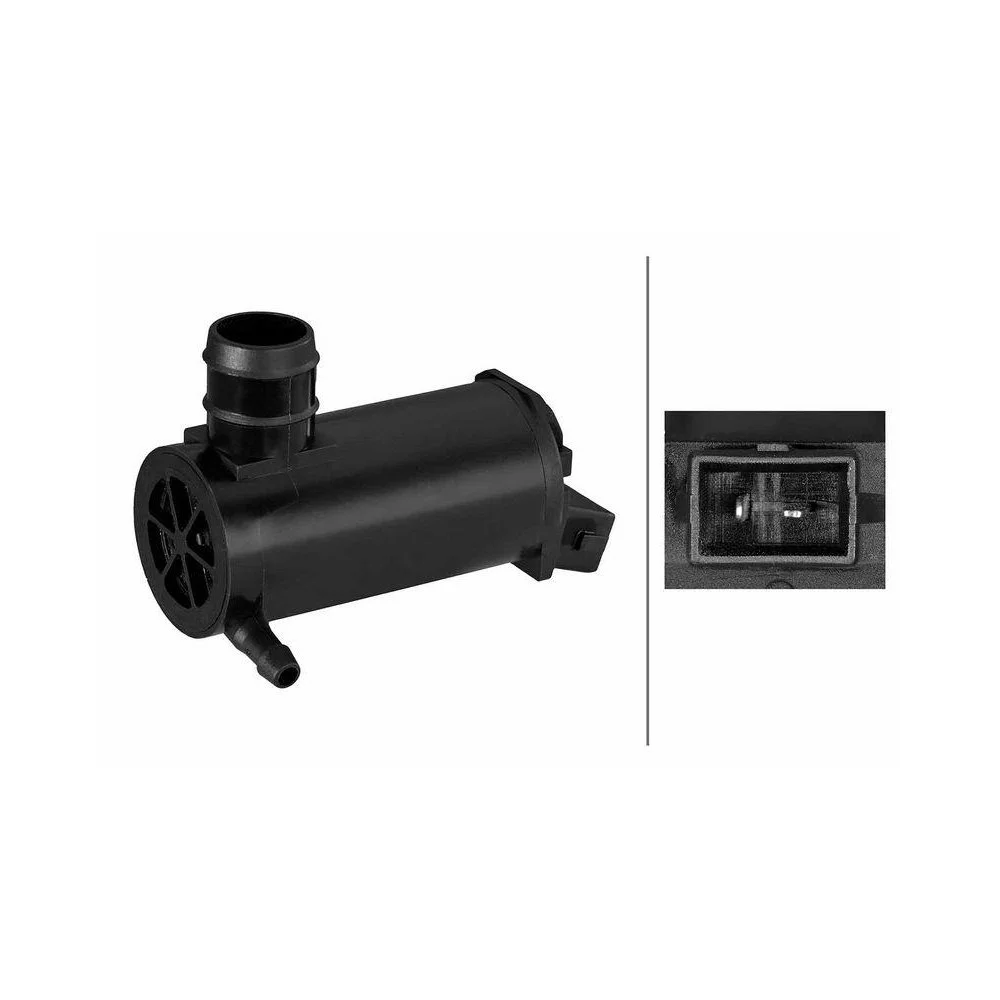 HELLA Насос омивача, очищення скла 8TW 006 848-651 для FORD, переднє встановлення, фото №1 HELLA Насос омивача, очищення скла 8TW 006 848-651 для FORD, переднє встановлення, фото №1