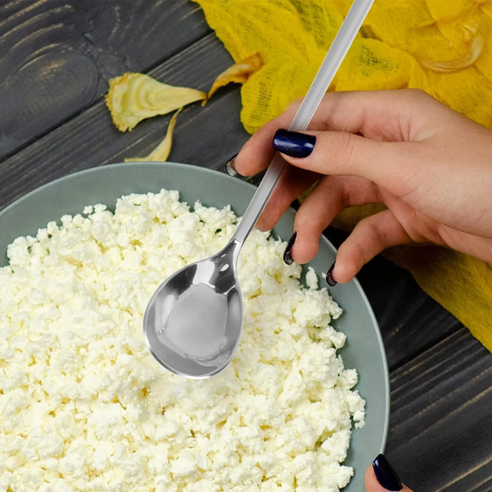 Набір різдвяних ложок Hemoton, 4 шт, різдвяні, фото №8