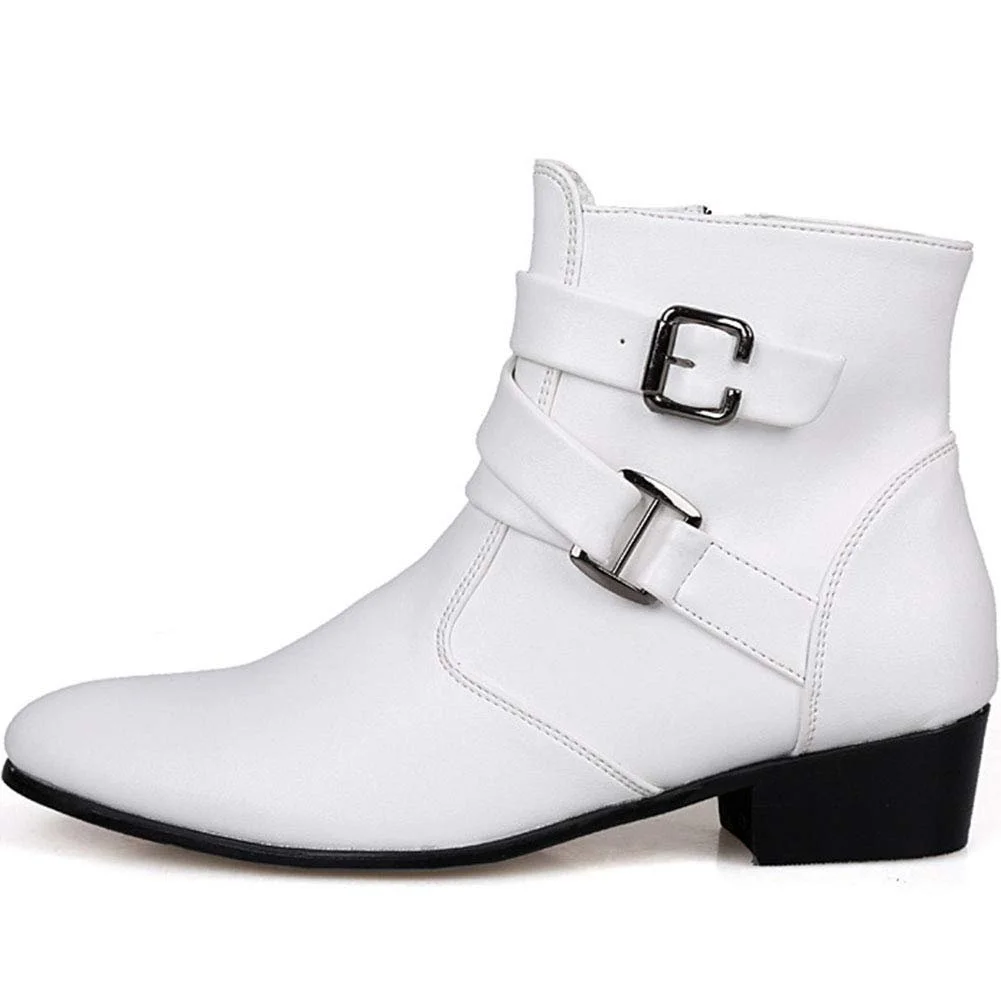 Ботинки Дерби Wealsex Кожа PU Молния, фото №2