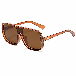 Квадратні сонцезахисні окуляри Long Keeper для чоловіків і жінок, у стилі ретро 70-х, великі вінтажні - Фото 1