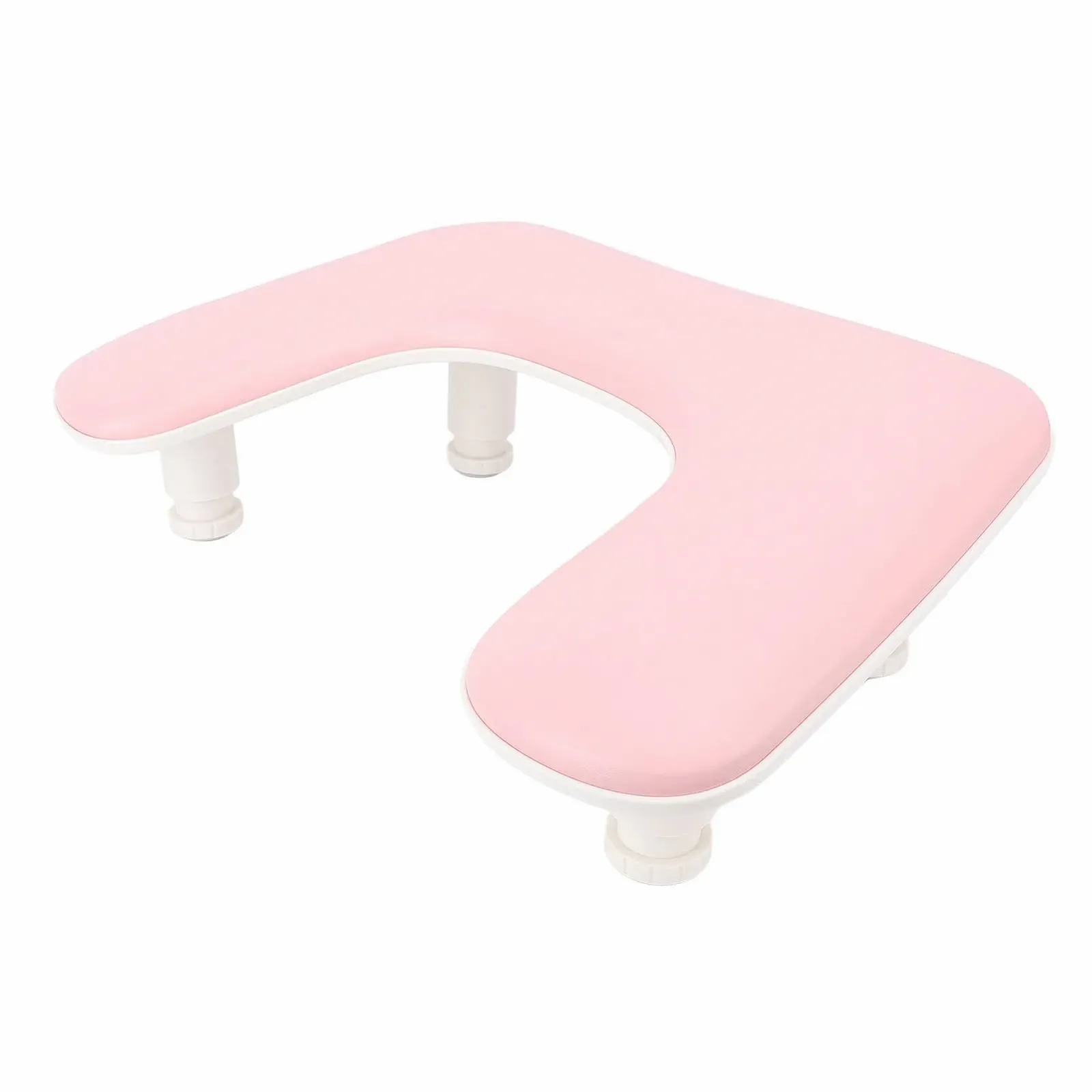 Підставка для рук U-подібна Регульована по висоті для манікюру рожева, фото №1 Підставка для рук U-подібна Регульована по висоті для манікюру рожева, фото №1
