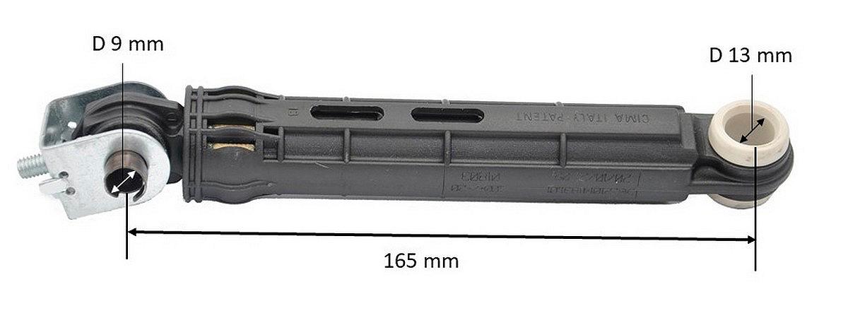 Амортизатор для СМА Ariston Indesit C00309597 100N мц160*13мм*М6 арт.smaa084, фото №5