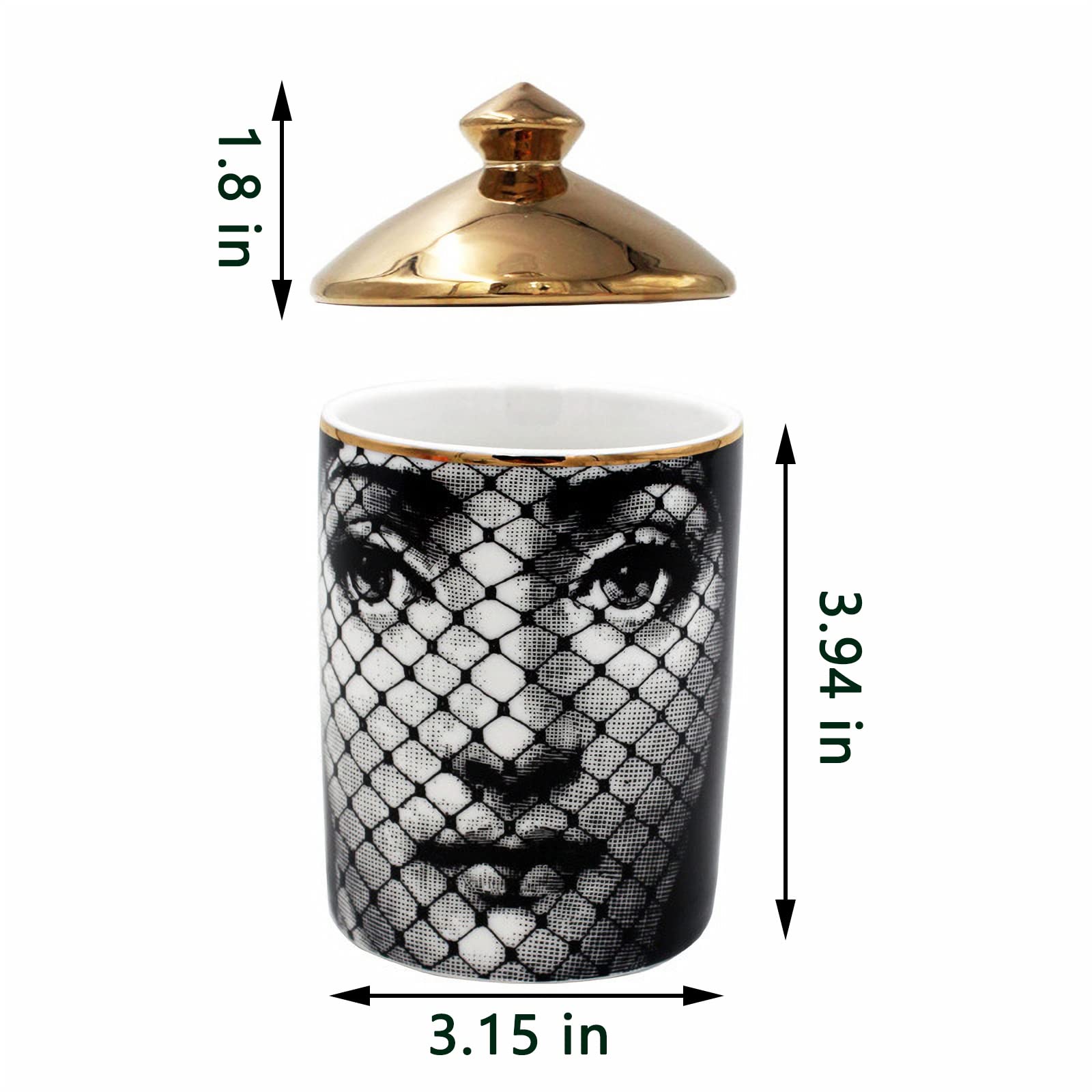 Тримач для свічок Big Eye Starry Sky Aromatherapy Glass with Lid Ceramic, фото №2 Тримач для свічок Big Eye Starry Sky Aromatherapy Glass with Lid Ceramic, фото №2