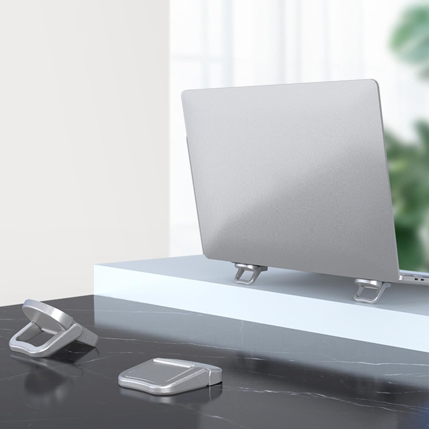 Подставка для клавиатуры 2 пары, для ноутбука, портативная (Черный, Серебристый), фото №7 Подставка для клавиатуры 2 пары, для ноутбука, портативная (Черный, Серебристый), фото №7