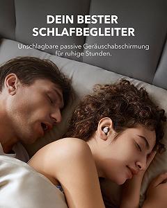 Наушники soundcore Anker Sleep A20 Шумоизолирующие Беспроводные Для сна Черный synthetic.ua - Фото 1