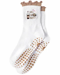 Шкарпетки для пілатесу для жінок тRuffle Grip Yoga - Фото 1