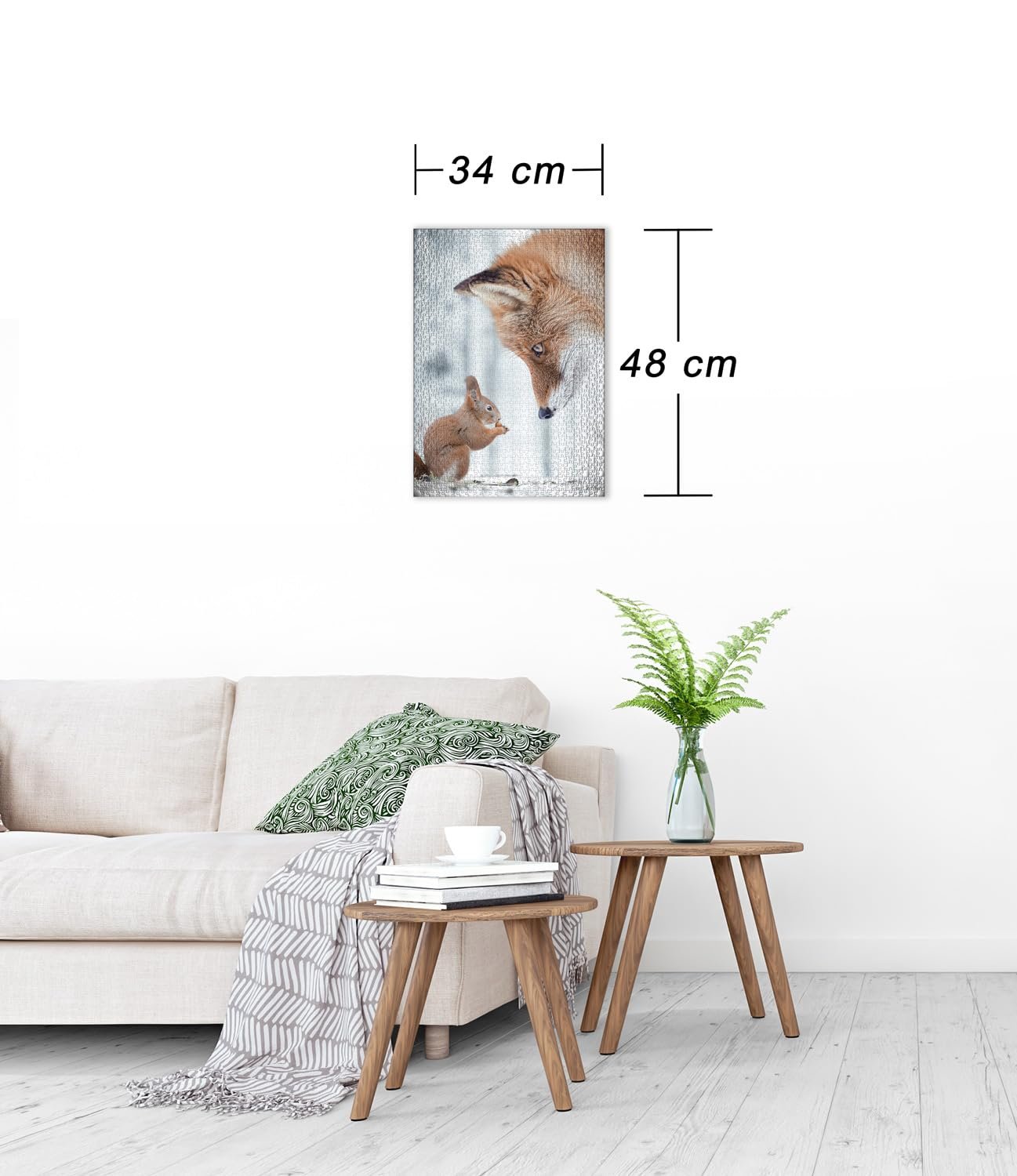 Пазл Ulmer Puzzleschmiede Art & Animals Busy & Smart 500 деталей, фото №3 Пазл Ulmer Puzzleschmiede Art & Animals Busy & Smart 500 деталей, фото №3