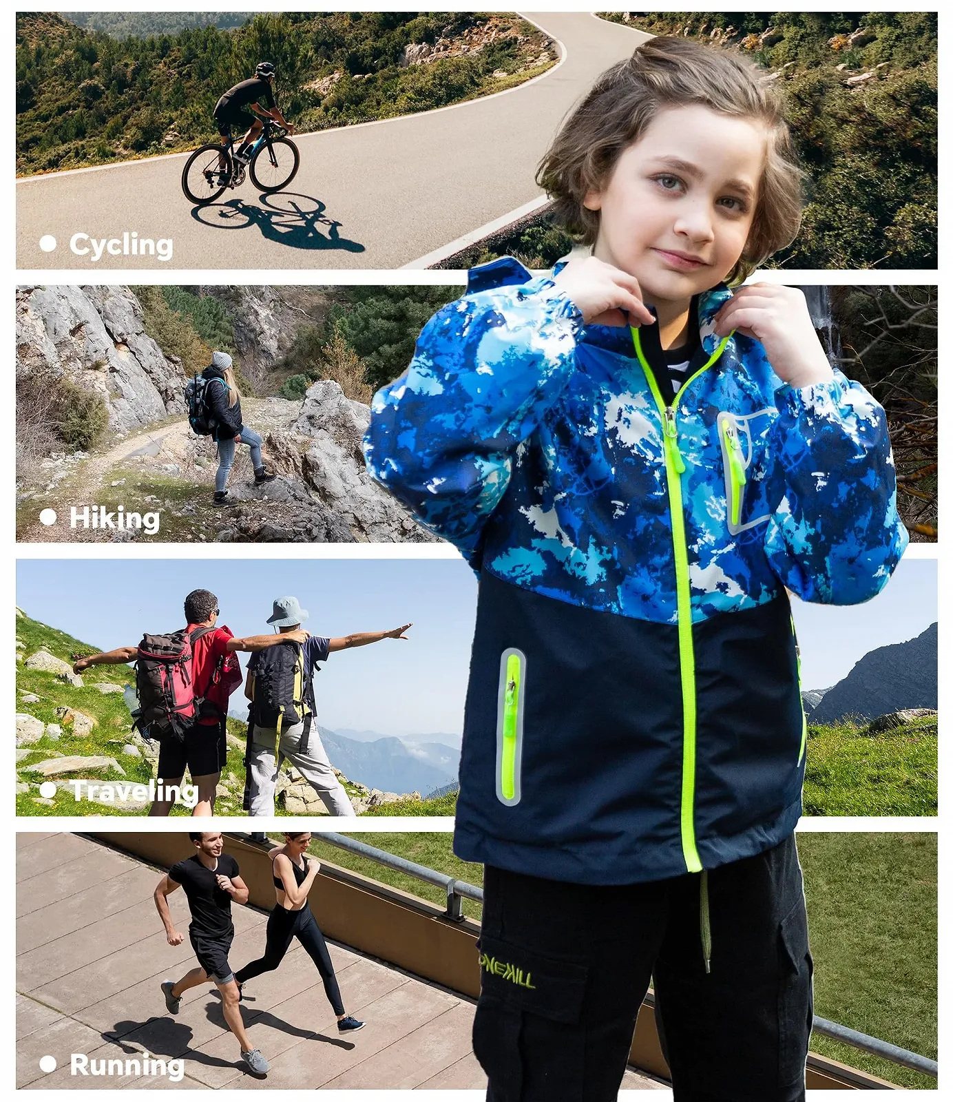 Куртка LAUSONS Детская утепленная, Переходная куртка для мальчиков, Куртка Softshell с камуфляжным узором, фото №6