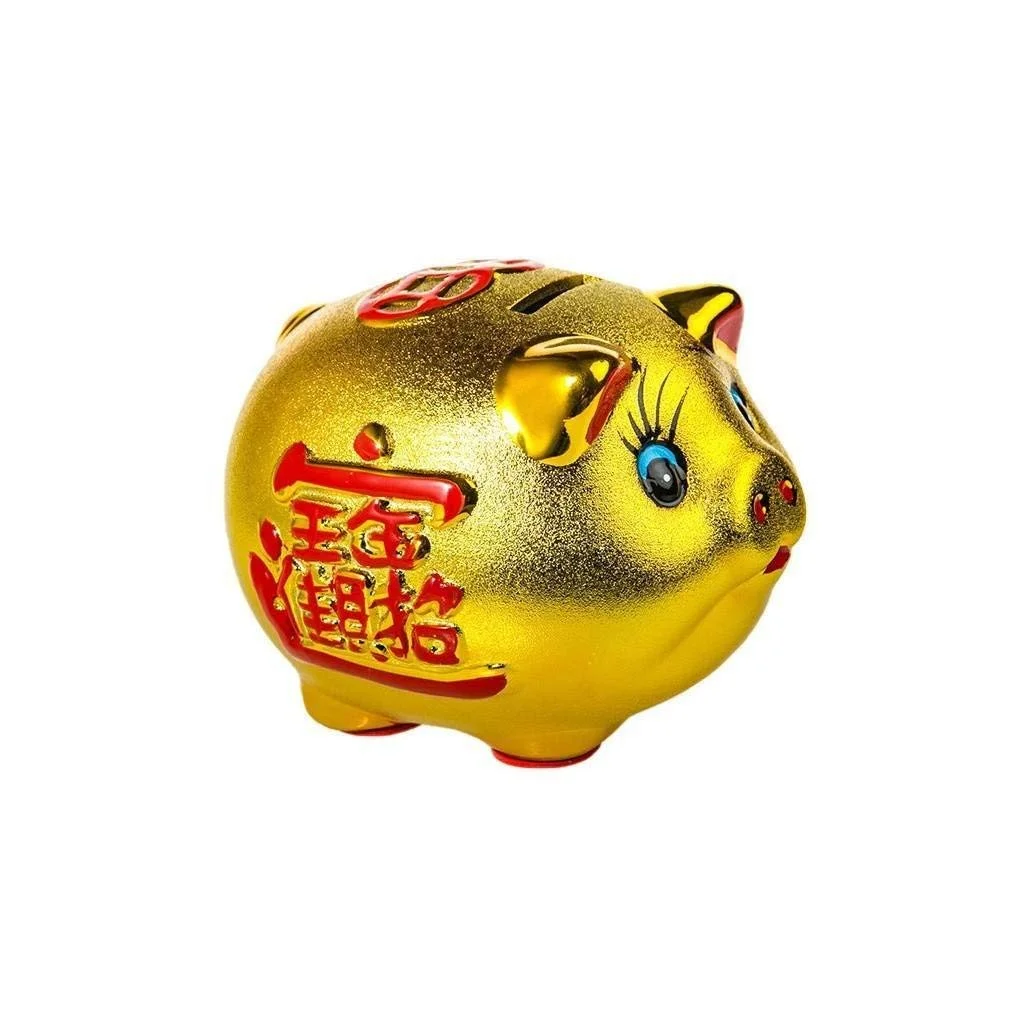 Скарбничка Chinese Pig Керамічна, фото №4