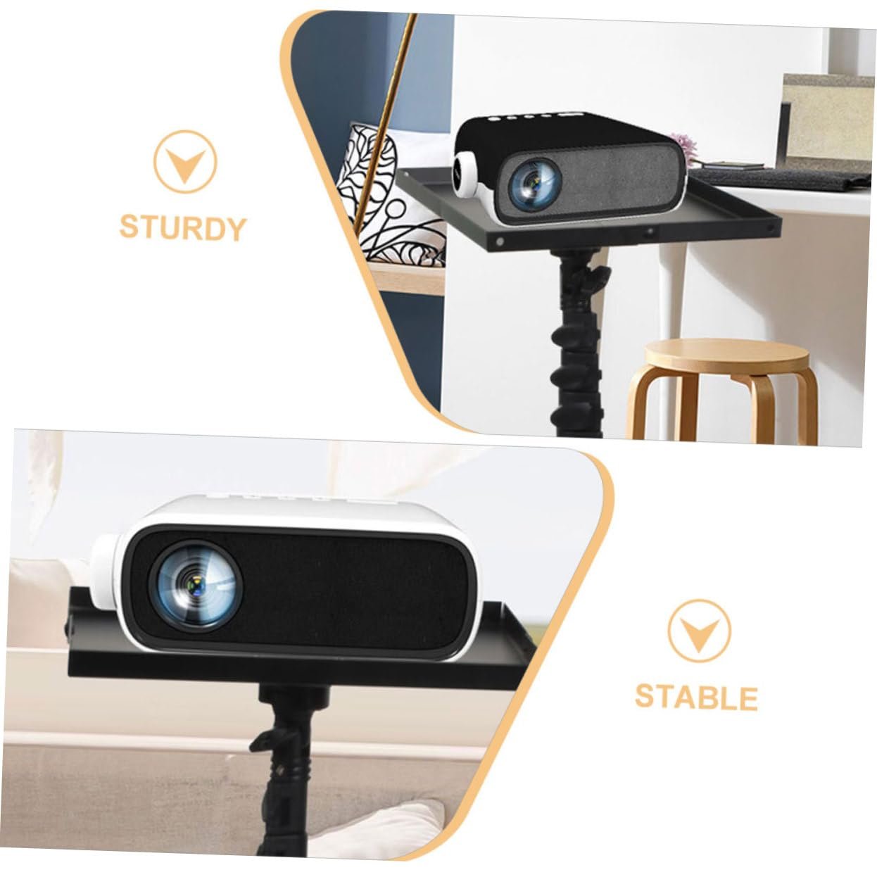 Підставка для проєктора металева складана багатофункціональна для штативів, портативна, фото №3