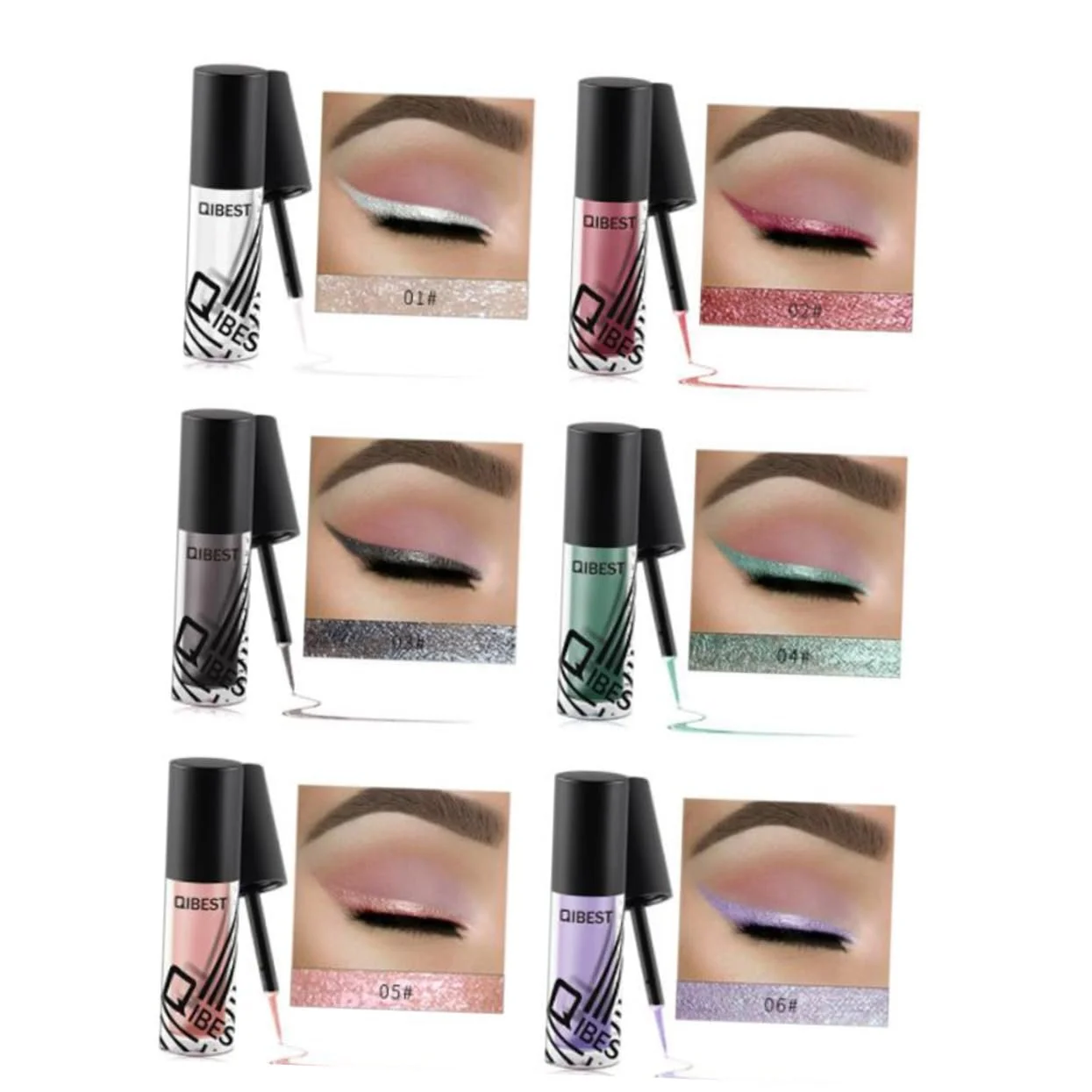 Рідка Підводка для очей Ipetboom Блискучі, фото №7