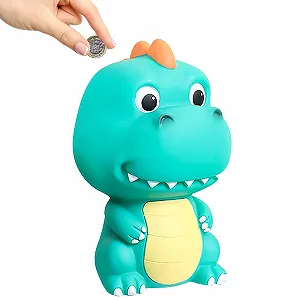 Скарбничка дитяча Динозавр небитка багаторазова - Фото 1