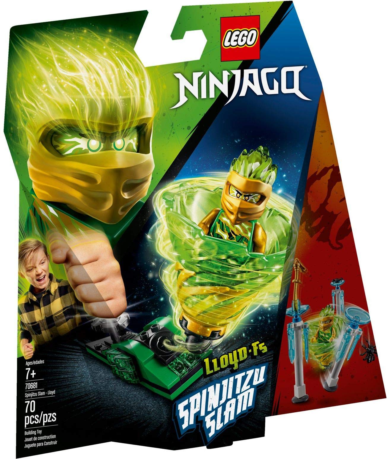 Конструктор LEGO NINJAGO 70681 Spinjitzu Slam - Lloyd, фото №3