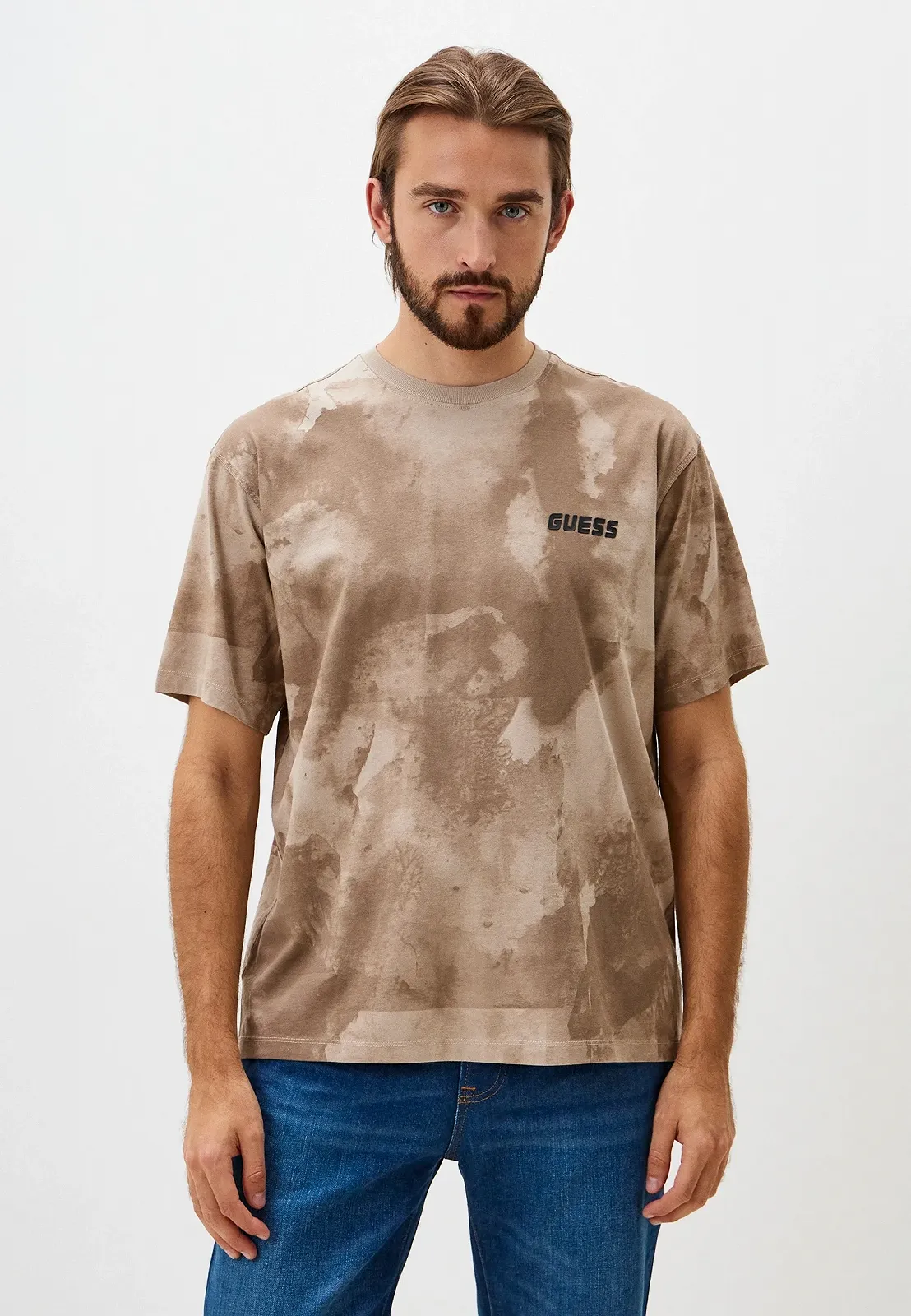 Чоловіча футболка GUESS Activewear / Коричнева варенка / Розмір M, фото №2 Чоловіча футболка GUESS Activewear / Коричнева варенка / Розмір M, фото №2