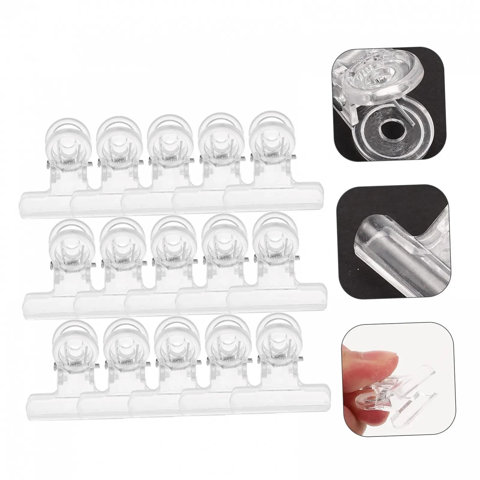 Клипсы для наращивания ногтей PACKOVE 30 шт. Прозрачный, фото №6