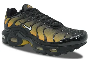 Кроссовки NIKE Air Max Plus TN Black University Gold synthetic.ua - Фото 1