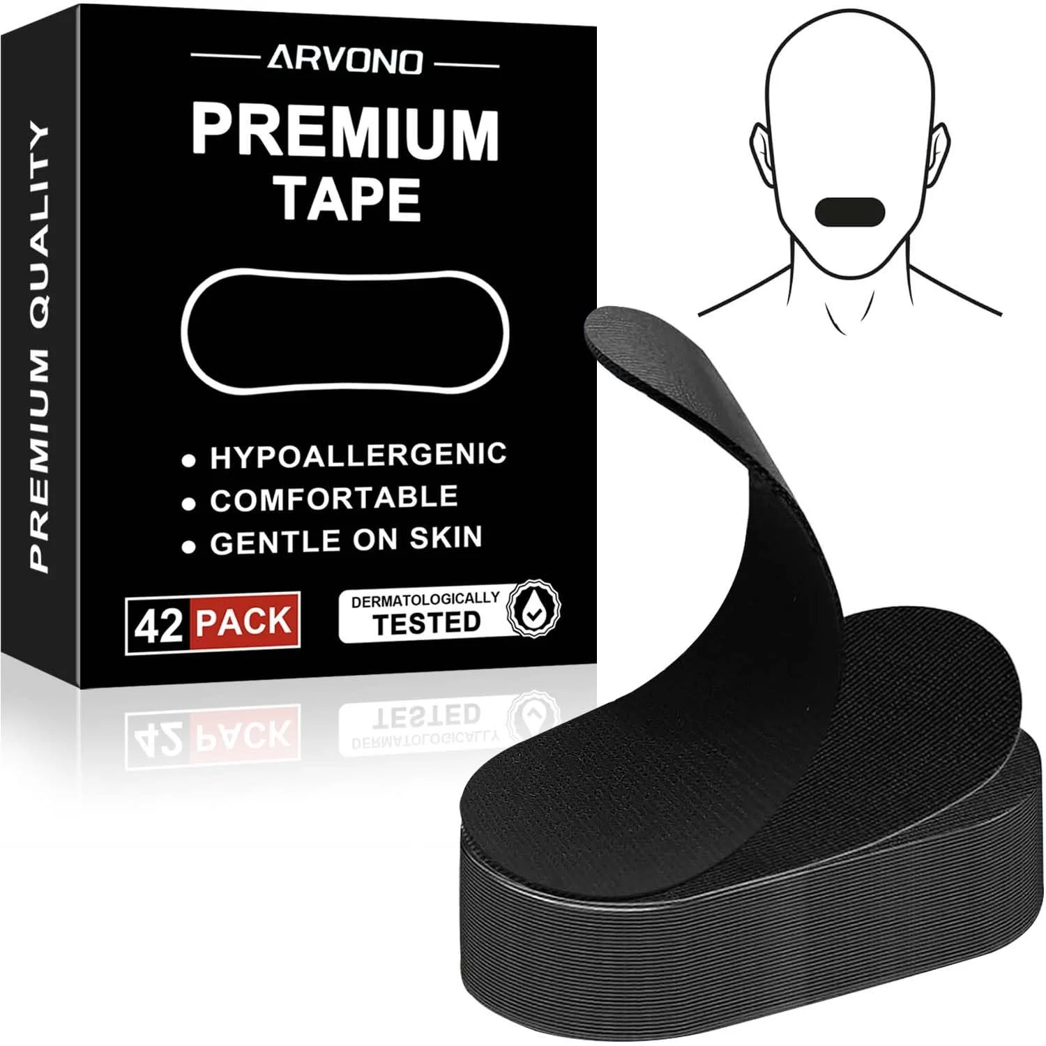 Пластыри для сна для рта 42 шт, Полоски для рта для сна, Антихрап, фото №1 Пластыри для сна для рта 42 шт, Полоски для рта для сна, Антихрап, фото №1