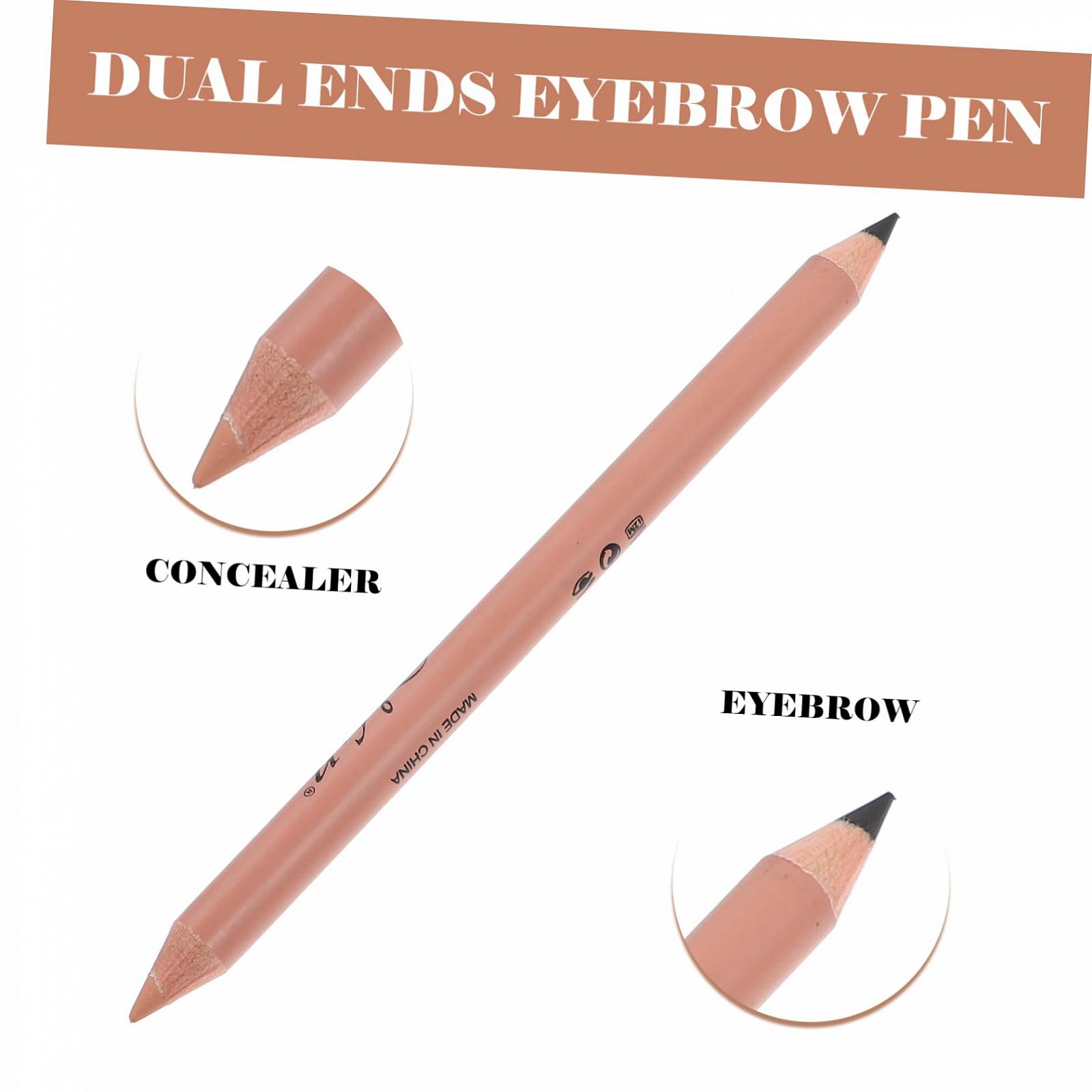 Олівець WOFASHPURET Dual Use Makeup Tool для жінок Косметичний набір для брів Набір з маленькими консилерами Miss Wood Експортний набір 12 шт, фото №4