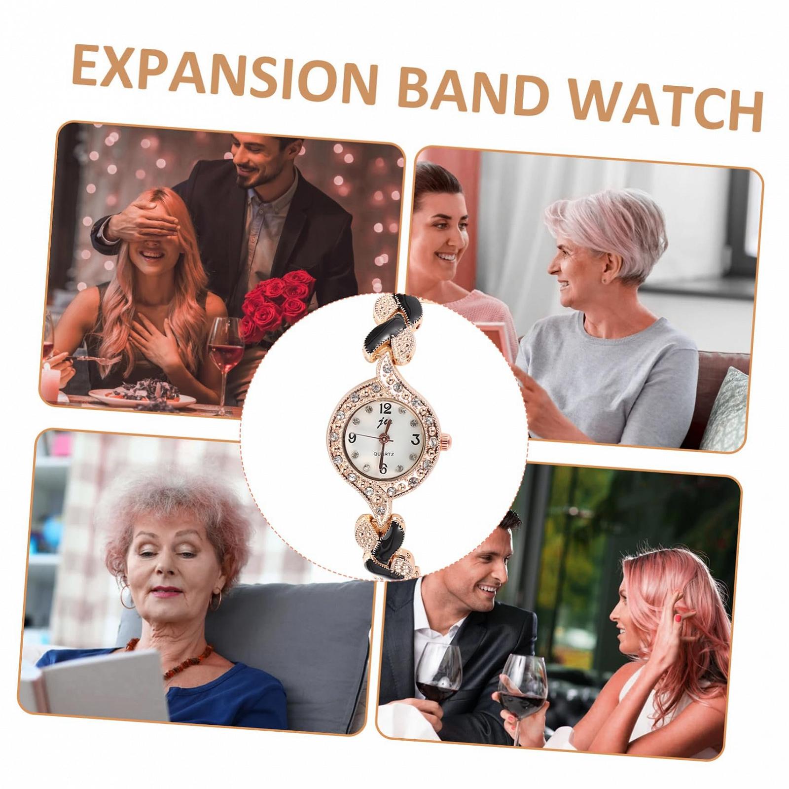 Женские Кварцевые Часы Healvian Черный, фото №3