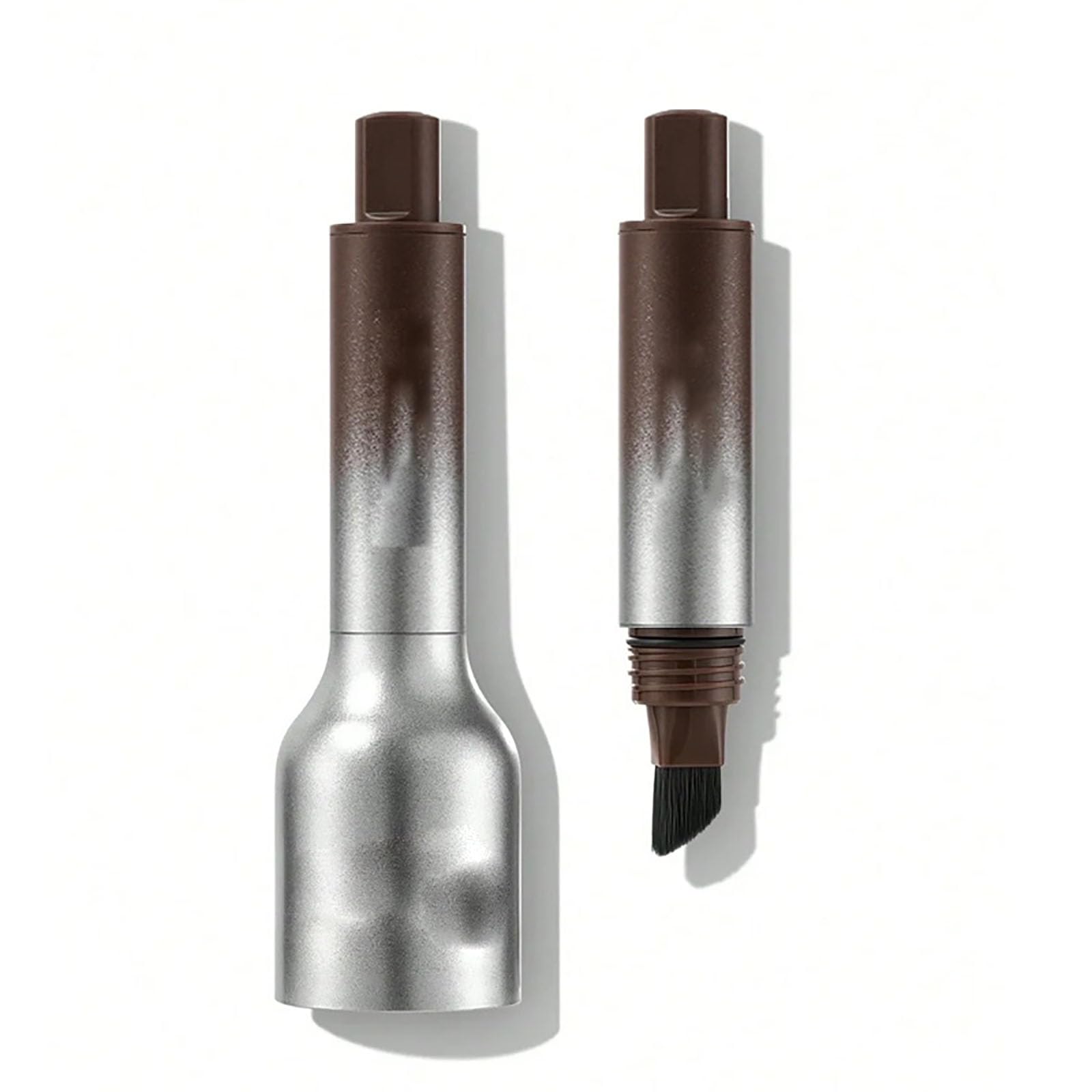 Олівець для брів Retractable hairy drawing з трикутним точним кінчиком Blonde у сріблястій упаковці, фото №1