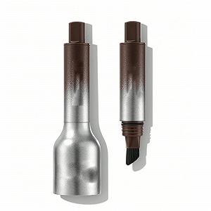 Карандаш для бровей Retractable hairy drawing с треугольным точным наконечником Blonde в серебряной упаковке - Фото 1