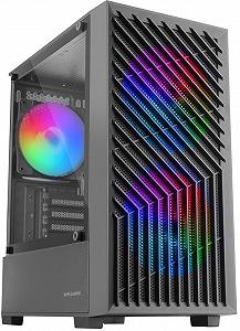 Корпус Mars Gaming MC-VORTEX / без БЖ / Micro-ATX / 3x120mm FRGB / Чорний synthetic.ua - Фото 1