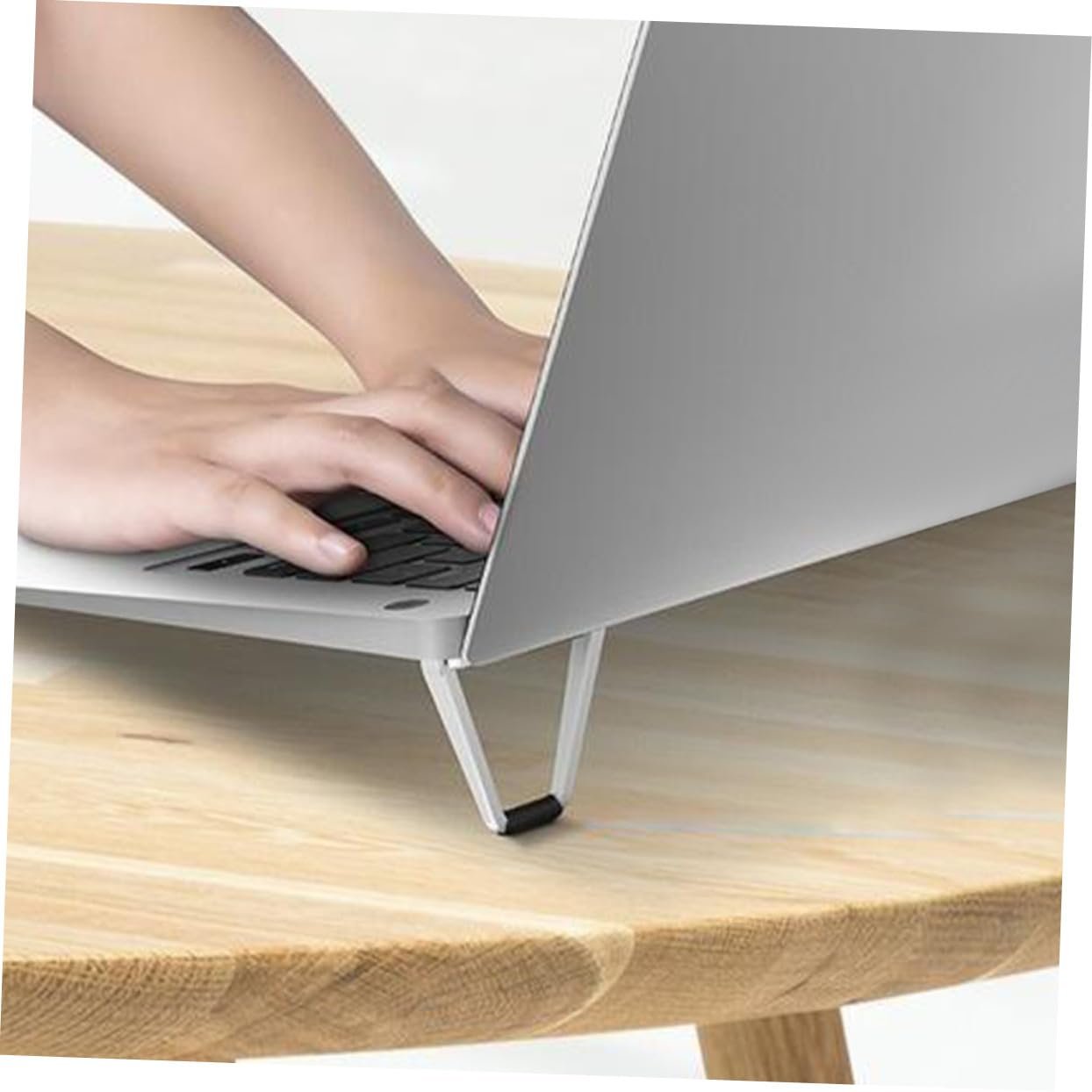 Підставка для ноутбука портативна, 4 шт. Міні охолоджуюча ергономічна, фото №6 Підставка для ноутбука портативна, 4 шт. Міні охолоджуюча ергономічна, фото №6