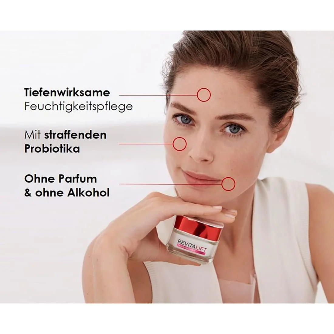 Денний крем для обличчя L'Oréal Paris Revitalift Classic антивіковий зволожуючий без парфумованих віддушок 50 мл (набір 2 шт), фото №2 Денний крем для обличчя L'Oréal Paris Revitalift Classic антивіковий зволожуючий без парфумованих віддушок 50 мл (набір 2 шт), фото №2