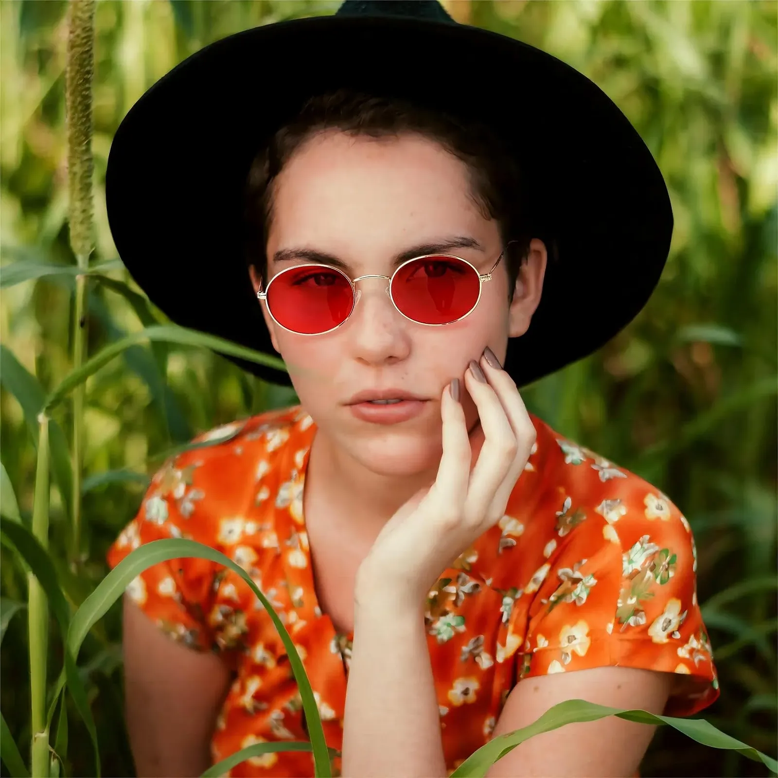 Сонцезахисні окуляри Joopin Ретро Овальні Поляризовані Круглі Чоловічі Жіночі, фото №2