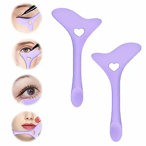 Шаблони для підводки Kinretixia® 2 штуки Силіконові (Фіолетовий) - Фото 1