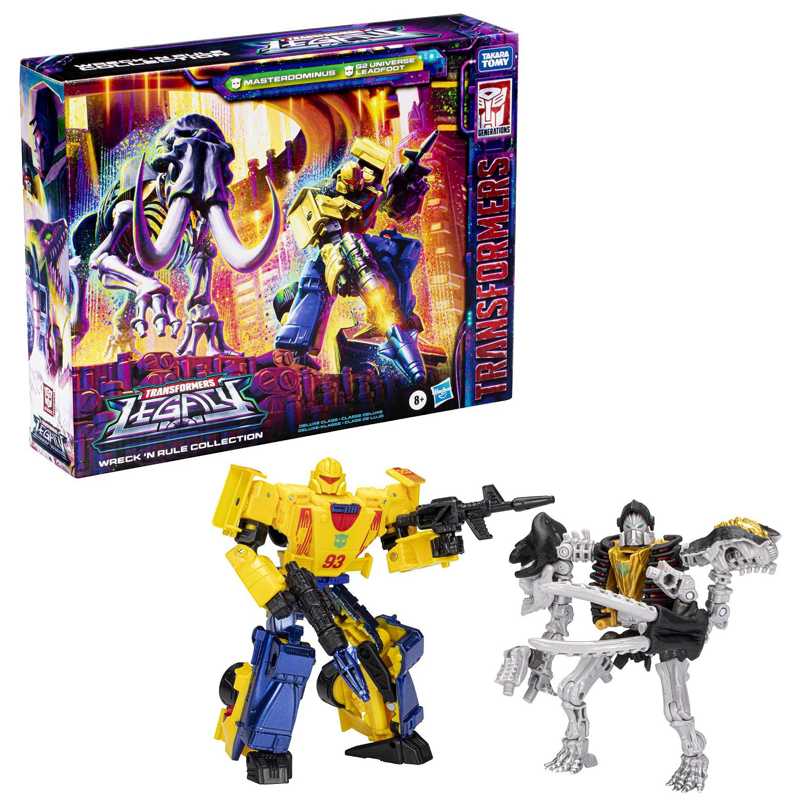 Трансформеры Generations Legacy Wreck 'N Rule Collection G2 Universe Leadfoot и Masterdominus, 14 см, Multi, фото №1