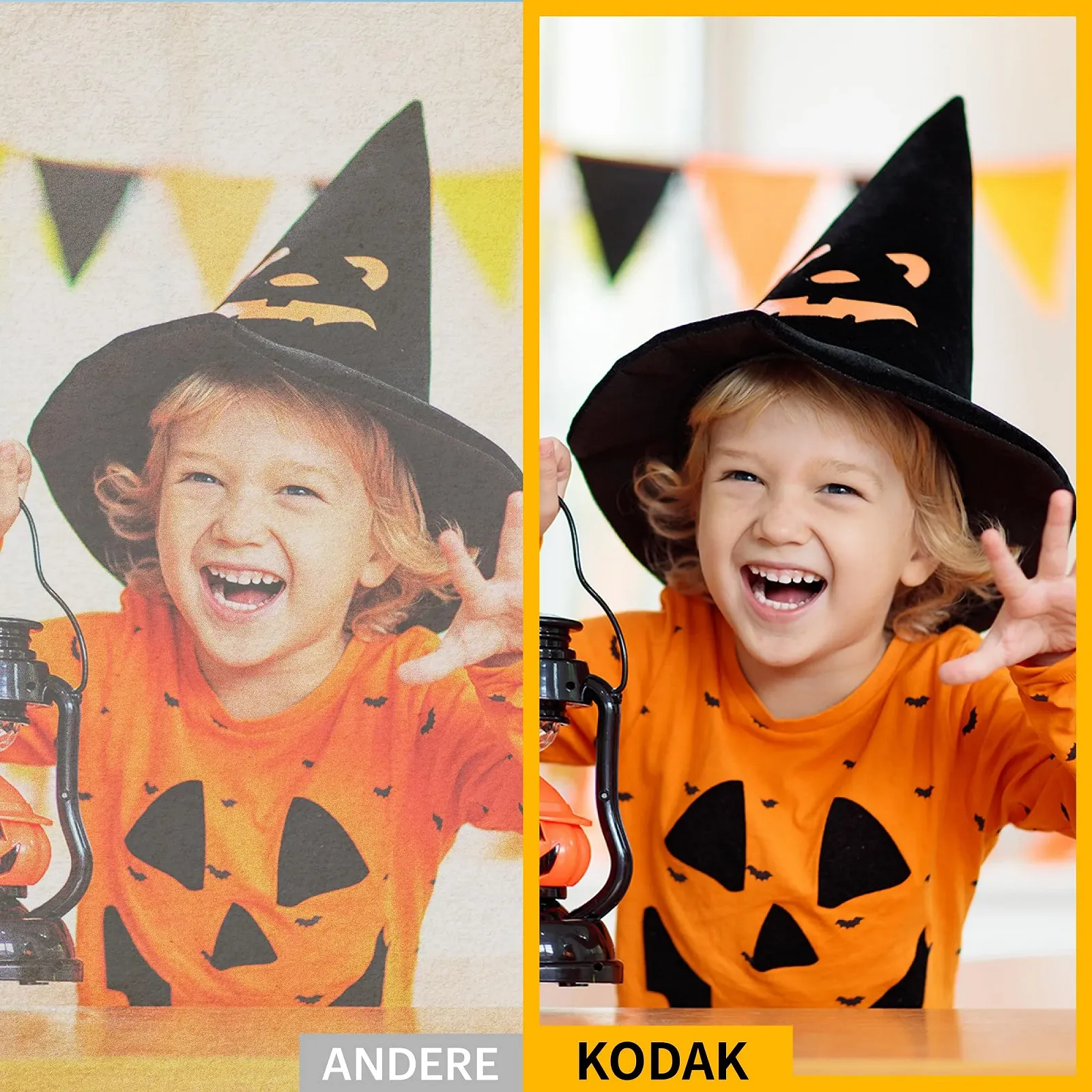 Фотокамера мгновенной печати и фотопринтер 2-в-1 Kodak Mini Shot 3 ERA 4PASS 7.6 x 7.6 см + 8 листов Желтая, фото №9