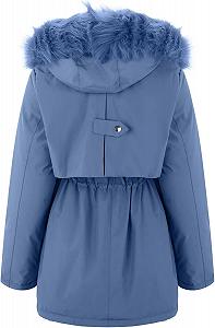 Пальто Vagbalena Зимове Жіноче З шерп підкладкою З капюшоном synthetic.ua - Фото 1