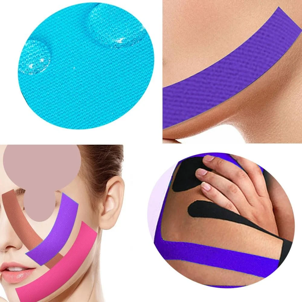 Набор из 4 лент для подтяжки лица, клейкая лента, фото №4 Набор из 4 лент для подтяжки лица, клейкая лента, фото №4