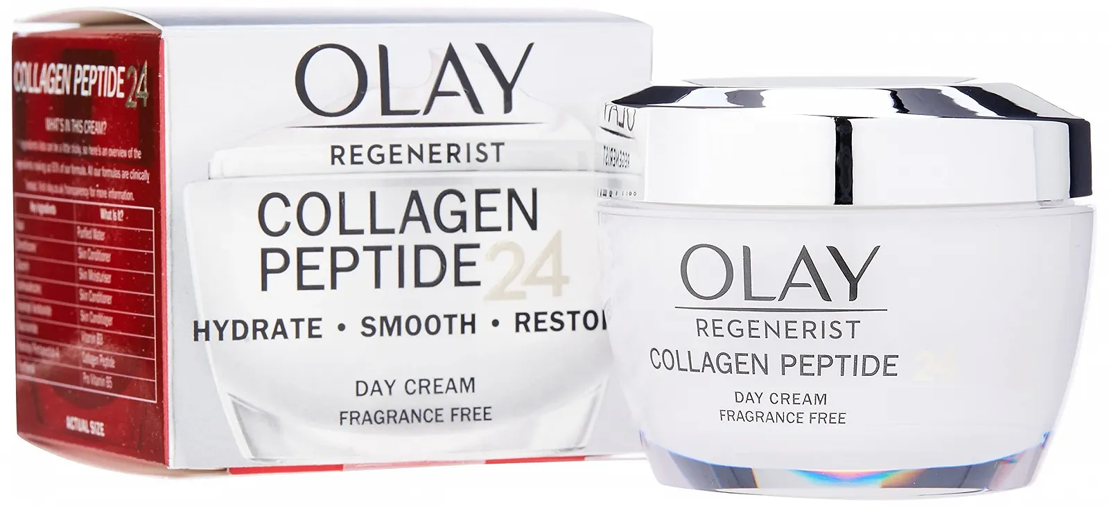 Денний крем для обличчя Olay Regenerist Collagen Peptide24 Без парфумованих віддушок, фото №3 Денний крем для обличчя Olay Regenerist Collagen Peptide24 Без парфумованих віддушок, фото №3