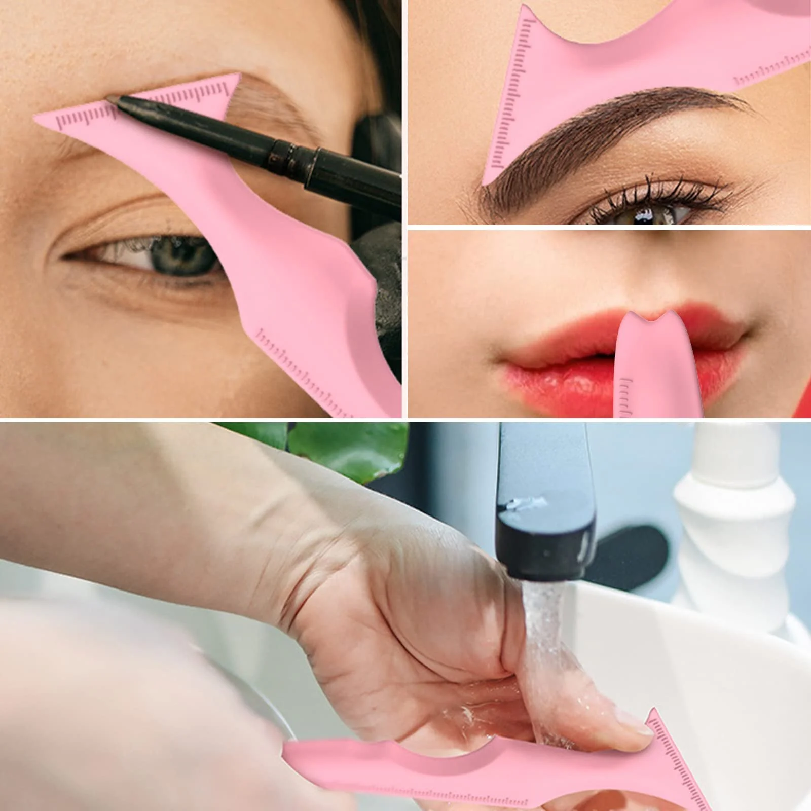 Трафареты для подводки глаз силиконовые Jemora 5-в-1, фото №5 Трафареты для подводки глаз силиконовые Jemora 5-в-1, фото №5